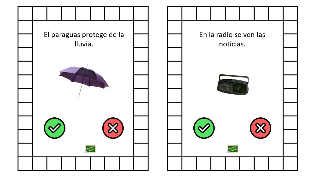 Tarjetas con imagenes reales para potenciar la estimulación cognitiva de nuestros niños y mayores mediante la comprensión lectora de una serie de afirmaciones en la que tendrán contestar si los […]