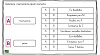 A continuación, os dejamos un ejercicio para trabajar y aprender a clasificar las palabras según la estructura de ésta. El ejercicio consiste en que una vez dada dos palabras, hay […]