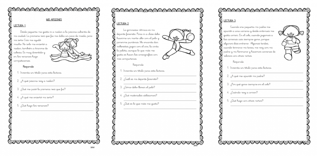 Os dejamos unos bonitos cuentitos para trabajar la comprensión lectora con una temática muy divertida, mis aficiones. Material exclusivo de Orientación Andujar creado por Santiago Rodríguez Montes.