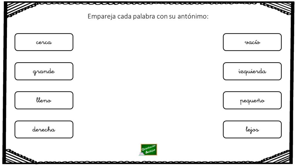 Los antónimos son aquellas palabras que tienen el significado contrario u opuesto a otra. A través de los antónimos trabajamos la conciencia semántica. No hay que olvidar que la conciencia […]