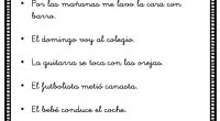 Vamos a trabajar con frases que contienen un absurdo. El ejercicio consiste en que el alumno/a señale cuál es el absurdo en la frase y posteriormente enunciar la frase de […]