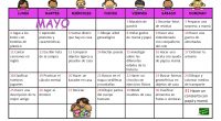 Nuevo calendario de Inteligencias Múltiples del mes de mayo con diferentes actividades y propuestas.