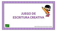 Una de las estrategias para mejorar la expresión escrita, es a través de la escritura creativa. Actividades de lengua como la que os traemos a continuación no sólo fomenta la habilidad […]