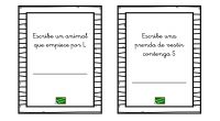 Colección de tarjetas para trabajar la conciencia fonológica.