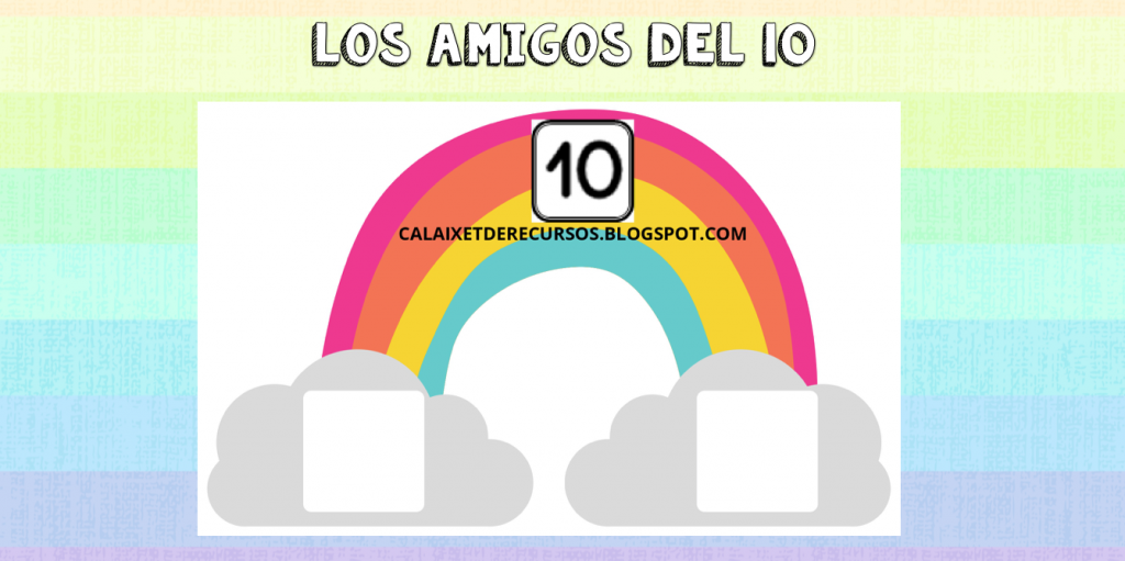 Hoy os traemos un material de @calaixetderecursos  con el que trabajar matemática ABN, concretamente los amigos del 10 mediante unos bonitos arcoirirs.      MATERIAL MANIPULATIVO   (perfecto para trabajar […]