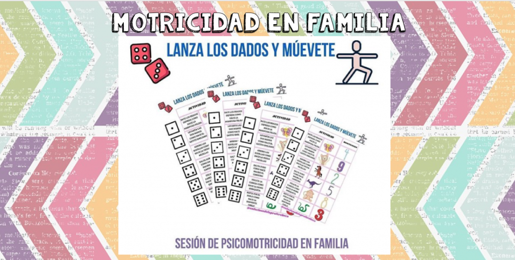 LANZA LOS DADOS Y MUÈVETE es mi nueva propuesta para hacer sesiones de psicomotricidad en familia, de manera divertida☺ En primer lugar lanzamos el dado para saber el tipo de […]
