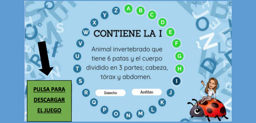 Este juego está inspirado en el concurso de televisión de Pasapalabra. Los alumnos tienen una opción correcta y otra incorrecta para cada palabra. Ganarán si son capaces de completar el […]