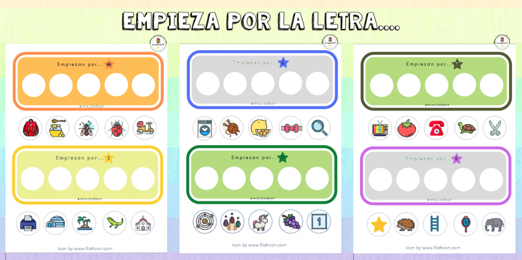 Recurso para desarrollar la Conciencia Fonológica. Si trabajamos desde el principio Conciencia Fonológica, permite hacer reflexionar a los niños/as acerca de los sonidos de la lengua y por lo tanto, favorecerá […]