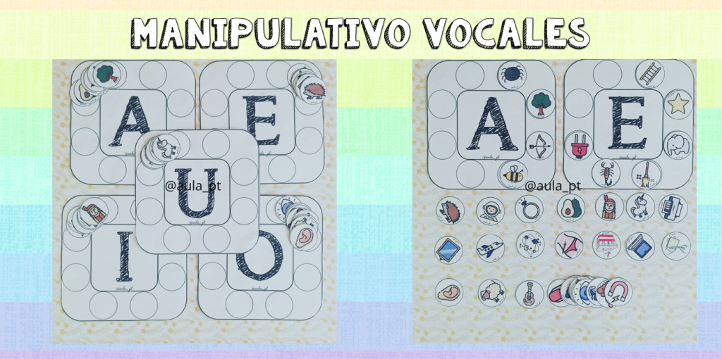 Hola hoy os traigo un juego de las vocales. Son 5 paneles con 40 figuras. Se trata de poner las figuras en sus paneles. El niñ@ dice la palabra y […]
