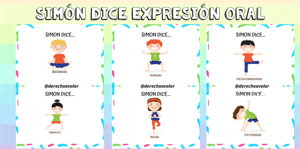 Hoy os traigo otra entrada, esta vez de expresión oral, con el clásico juego de SIMÓN DICE.