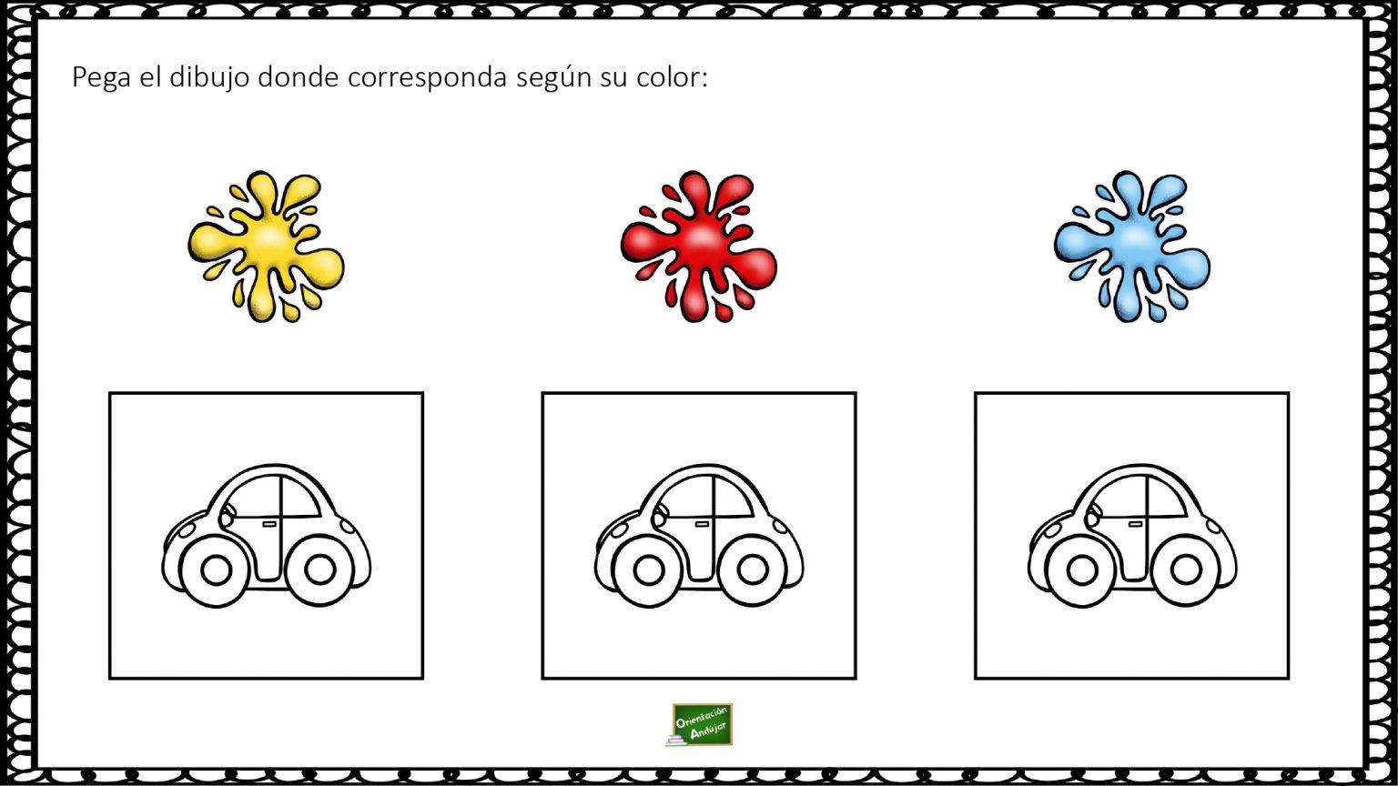 TEA material teacch colores