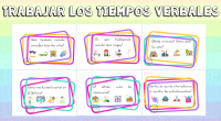 El material contiene 24 tarjetas para trabajar la expresión oral y los tiempos verbales, ya que consta de tarjetas con preguntas en pasado, presente y futuro sobre intereses o temas […]