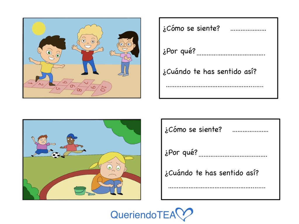 un material para empezar a trabar la empatía?.•De esta forma los niños:– Identifican las emociones de los demás.– Las comparan con las emociones del resto (que no sienten lo mismo).– […]