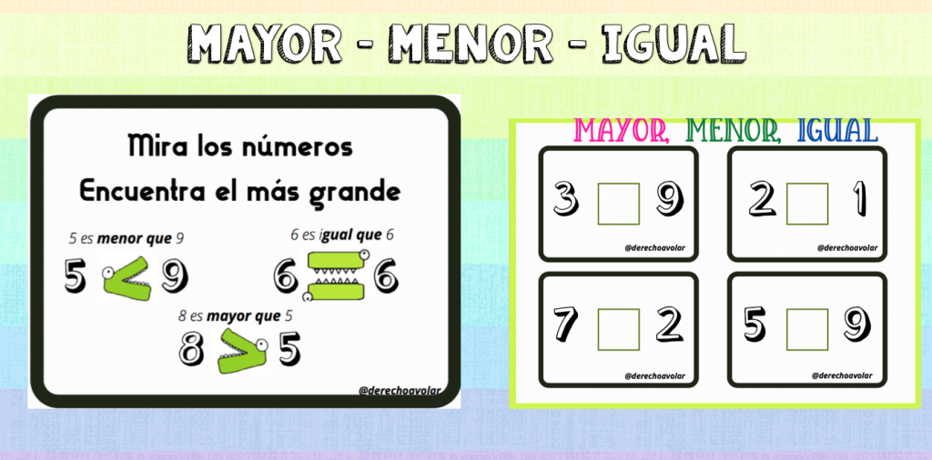 Hoy os traigo una entrada para trabajar los conceptos de mayor y menor en matemáticas. Parece algo sencillo pero que muchas veces a nuestros alumn@s les causa dudas el tema […]