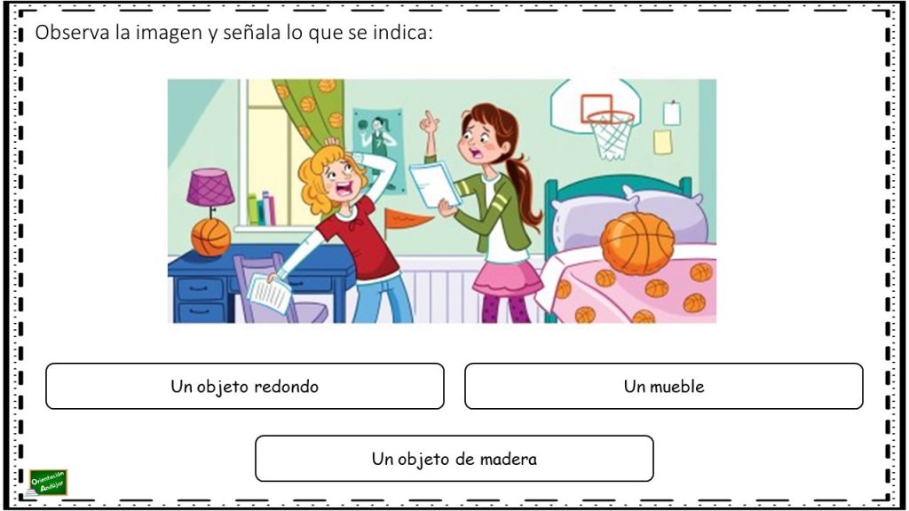 Láminas para trabajar la atención Colección de láminas para trabajar la atención: Observa la imagen, busca y señala lo que se pide.