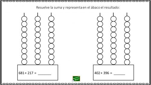 El ábaco  Recursos educativos para Infantil y Primaria