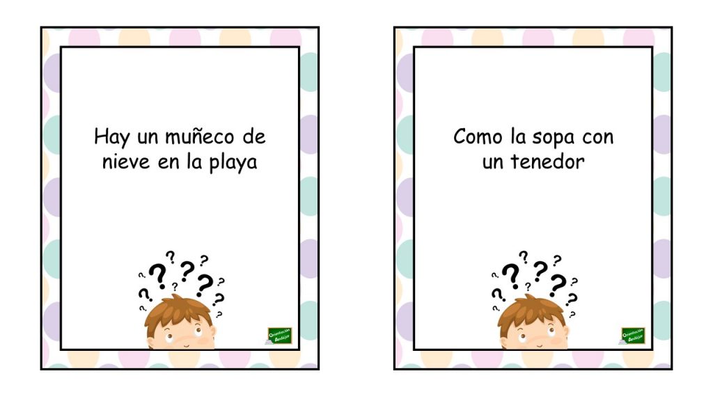 Divertida dinámica para trabajar el pensamiento creativo a partir de un juego de tarjetas. En las siguientes tarjetas se plantea una serie de situaciones surrealistas que los niños deben de […]