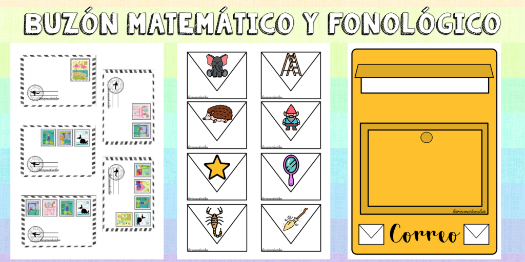 Se trata de un buzón matemático y fonológico. El buzón matemático sirve para pegar la operación que queremos hacer, y meter todas las cartas que tengan ese resultado. Las cartas […]