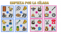 Recurso para trabajar inicio de lectoescritura con el reconocimiento silábico. Este recurso es recomendable para alumnado que ya es capaz de reconocer el sonido por el que empiezan los principales […]
