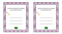 Los juegos son un excelente material para divertirnos mientras aprendemos. Hoy os comparto una colección de tarjetas para trabajar la escritura mediante un sencillo juego en el que hay que […]