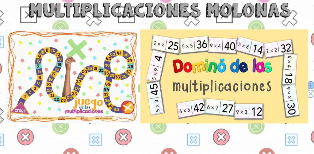 Hoy os traigo un juego increíble para que el alumnado siga practicando las tablas de multiplicar. Es de nuestro amigo Fran de recursosep