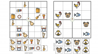 El famoso juego del sudoku es una de las actividades más útiles para desarrollar el pensamiento lógico y matemático en los niños/as. Os propongo dos niveles de dificultad, dos cuadrículas de […]