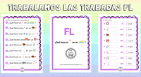 Hola amig@!   Hoy vamos a repasar la escritura de palabras que contienen / fl / ¡ Al ataque !  