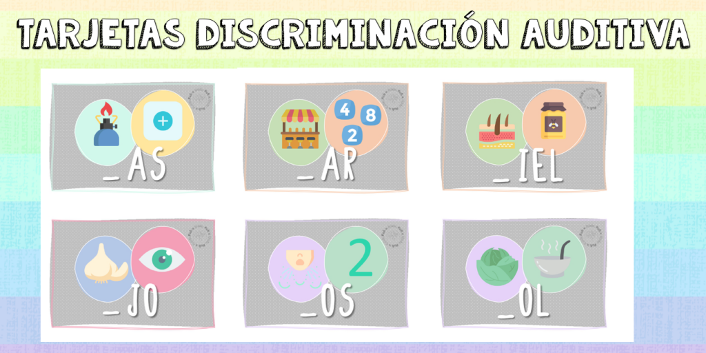 Es un material muy sencillo a la par que útil para trabajar la discriminación auditiva y la conciencia fonológica con apoyo visual para nuestros alumnos de niveles más bajos o […]