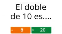 La idea de doble es importante como base para el cálculo mental de sumas, ya que los niños se apoyan en dobles para hacer cálculos del tipo 4+5 pensando si 5+5 es 10 entonces […]