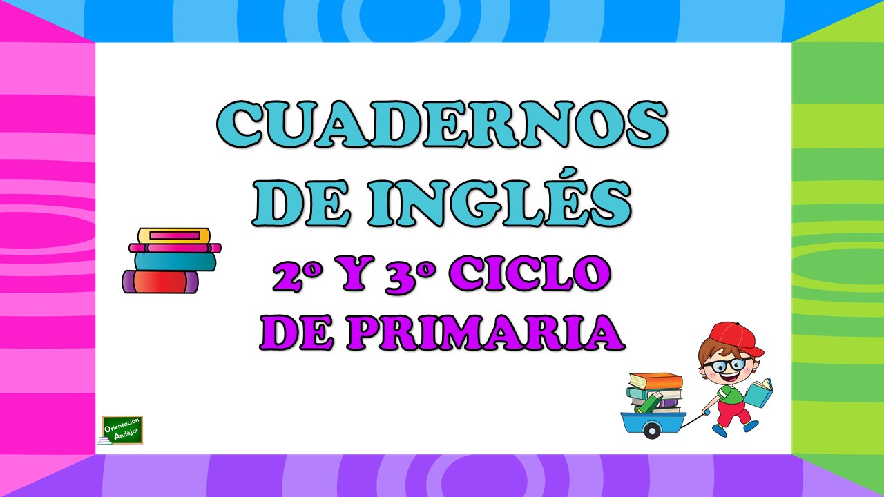 portada cuadernos ingles - Orientación Andújar - Recursos Educativos