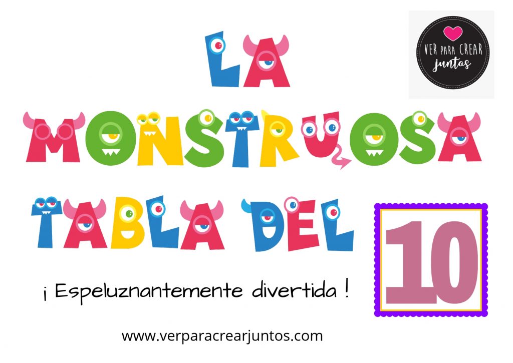 Super cuaderno 1 tablas 6-10 de multiplicar monstruosas ANTERIORMENTE PUBLICADO DESCARGA LAS TABLAS EN PDF tablas de multiplicar monstruosas VOL-1 AUTORÍA: Vanessa Cuesta Nares  https://verparacrearjuntos.blogspot.com/