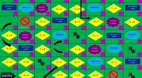 Juego tipo «la escalera» para practicar las tablas de multiplicar de una forma divertida. El tablero está diseñado para ser impreso en A3, a doble cara. (Se recomienda plastificar para […]