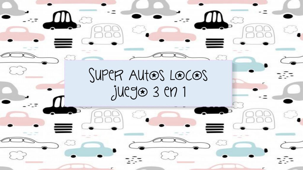 AUTOS LOCOS: JUEGO 3 EN 1 (CLASIFICACIÓN, CONCIENCIA FONOLÓGICA Y SILÁBICA) Estupendo juego para trabajar tres aspectos muy importantes en la adquisición de la lectoescritura. Espero que os guste ?