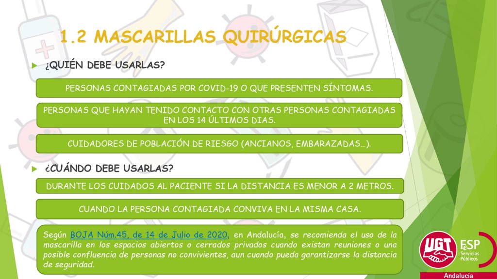 Recomendaciones para el uso de la mascarilla PRESENTACIÓ -Orientacion ...