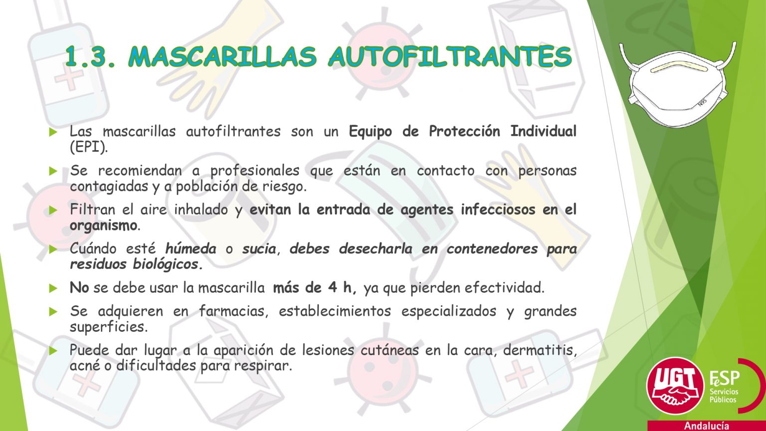 Recomendaciones para el uso de la mascarilla PRESENTACIÓ -Orientacion ...