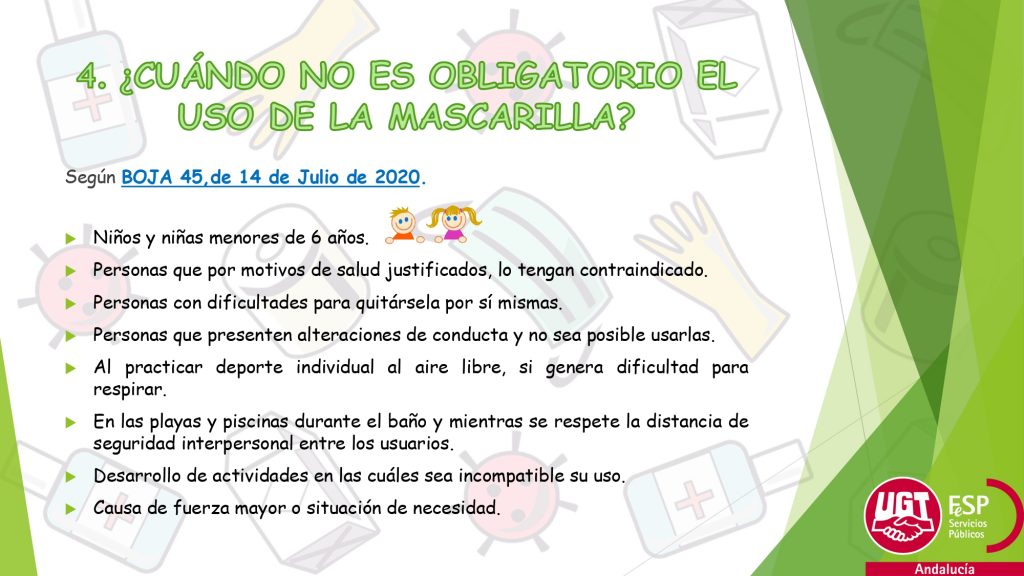 Recomendaciones para el uso de la mascarilla PRESENTACIÓ -Orientacion ...