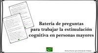 Os comparto una nueva batería de preguntas para trabajar la estimulación cognitiva en personas mayores. Os recuerdo que este tipo de material no se trata de un recurso de evaluación, […]