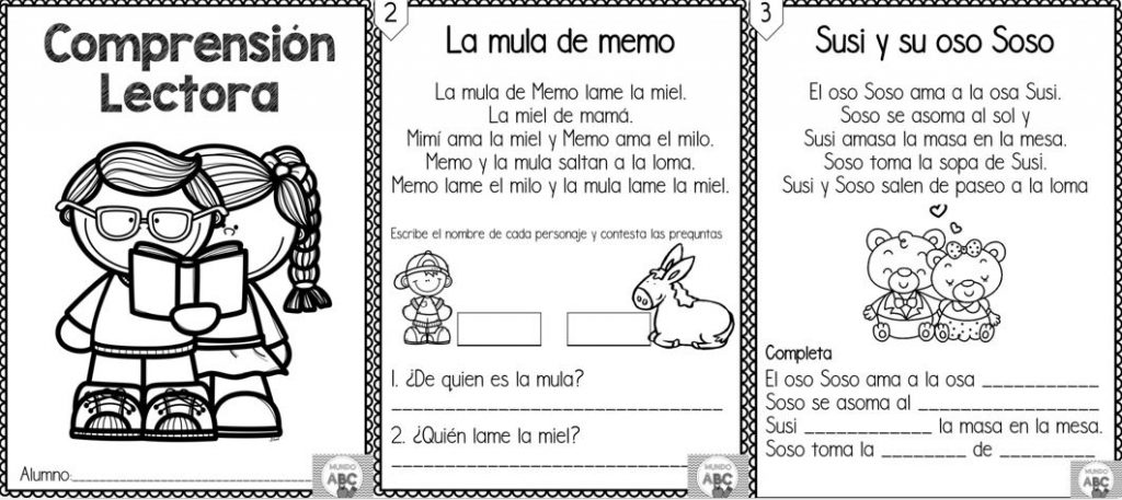 Super cuaderno de Lecturitas de Comprensión fuente: MundoABC0/