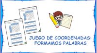 Hoy os traigo un divertido juego de coordenadas para trabajar la competencia lengüística. En él, los alumnos descubrir cual es la palabra que se esconde tras las coordenadas.