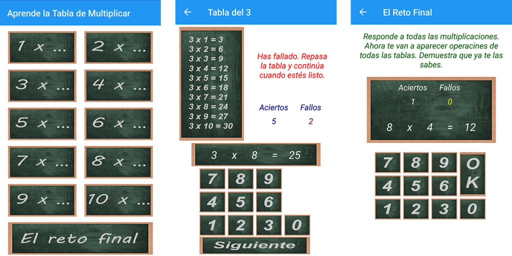 Con esta aplicación aprenderás las tablas de multiplicar de una forma divertida y amena.Empieza a repasar tabla a tabla, desde la del 1 hasta las del 10, y practicar con […]