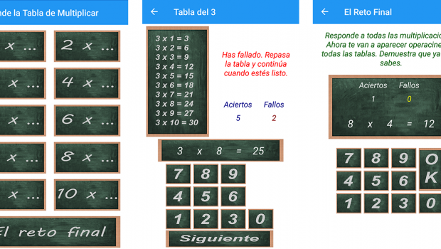 aprender las tablas de multiplicar