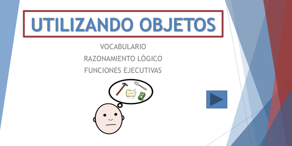 Presentación interactiva para trabajae el vocabulario y el razonamiento lógico. El niño/a debe elegir el objeto con el cual podría realizar la acción que se presenta. Dispone de 4 categorías: […]