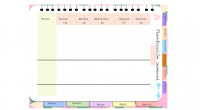 Programación semanal. Interactiva, aunque también la podrias imprimir. En castellano.