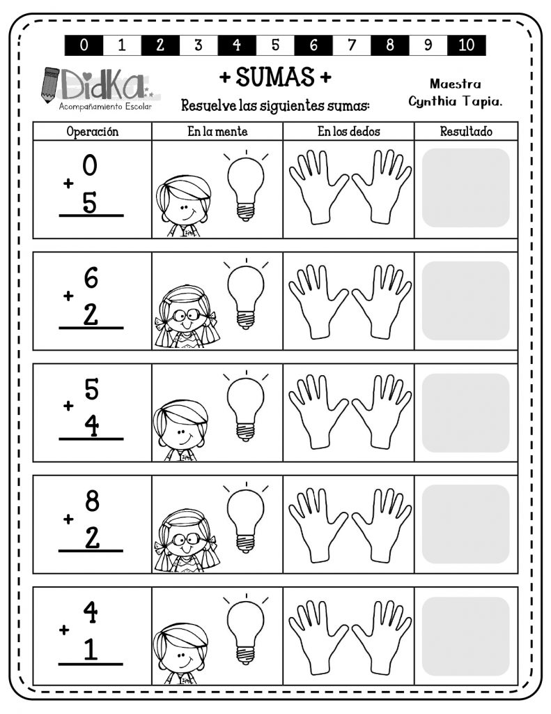 Sumas simples/ Iniciando con el cálculo mental. ¿Cómo resolver los ejercicios? Paso – Obervar los sumandos y mencionarla la suma en en voz alta. Paso – Escribir el primer sumando […]