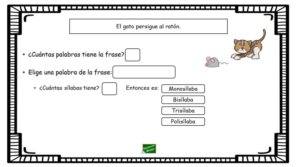 A continuación, os comparto un ejercicio de lengua para analizar la estructura de las palabras que forman una frase. Con esta actividad, trabajaremos la conciencia silábica, ésta se enmarca dentro […]