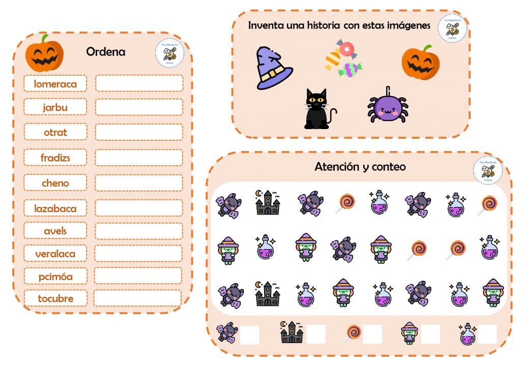 Se acerca #Halloween y he creado tres actividades con esta temática.Cada tarjeta propone una actividad con un nivel diferente. De esta manera, podemos trabajarlascon alumnado variado.1.Función Ejecutiva y Lenguaje. Ordena […]