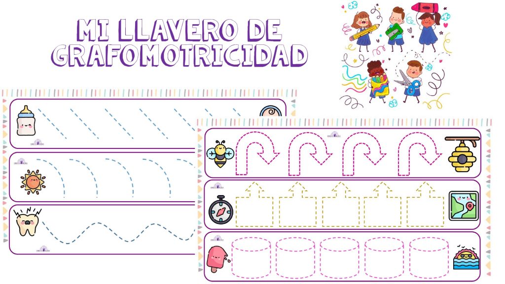 Hoy os traigo un llavero de tarjetas para trabajar la grafomotricidad en los más pequeños. Las podéis plastificar y reutilizar tantas veces como queráis utilizando un rotulador de pizarra. Fácil […]