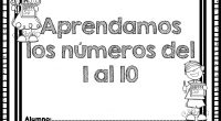   DESCARGA EL CUADERNILLO EN PDF cuadernillo trabajamos los numeros 1 al 10