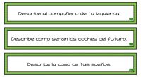 Os comparto a continuación una colección de tarjetas para trabajar la descripciones. La siguiente actividad está pensada para ejercitar la expresión oral y la imaginación a través de las descripciones […]