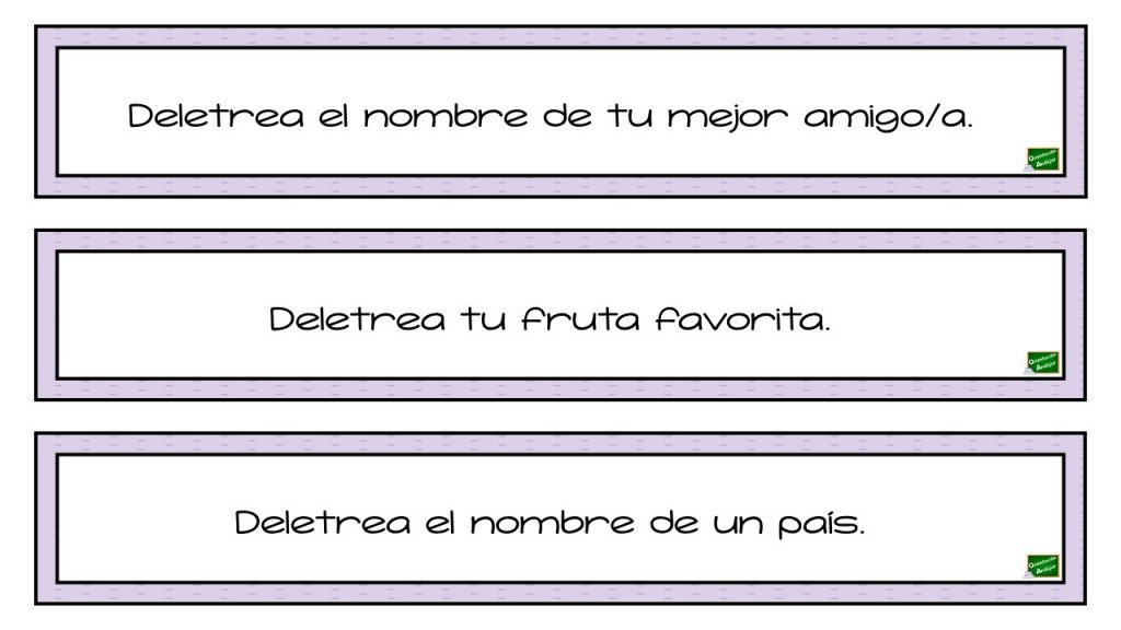 El correcto desarrollo del ejercicio de deletrear es importante para otros aspectos importantes de la competencia lengüística como conocer las normas ortográficas o mejorar la expresión tanto verbal como escrita. […]